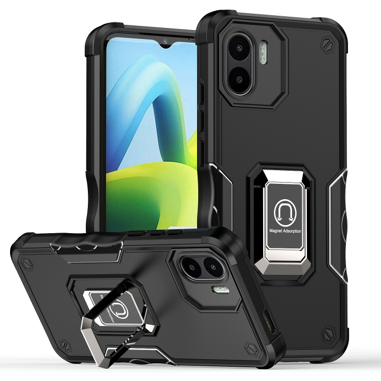 

For Xiaomi Redmi A1 Non-slip Shockproof Armor Phone Case(Black)