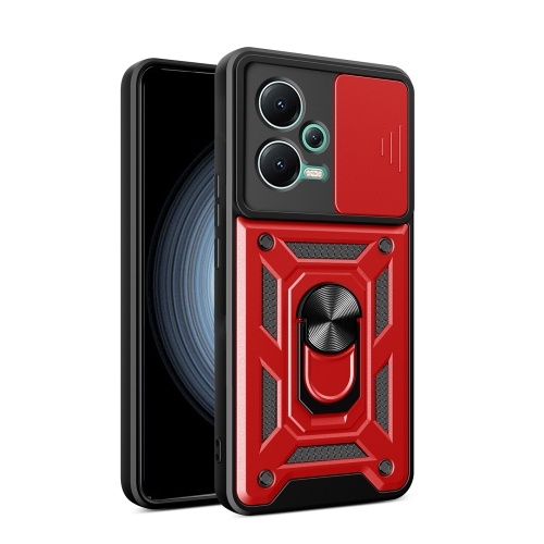 Para Xiaomi Redmi Note 12 5G Global / Poco X5 Diseño de cámara deslizante  TPU + PC