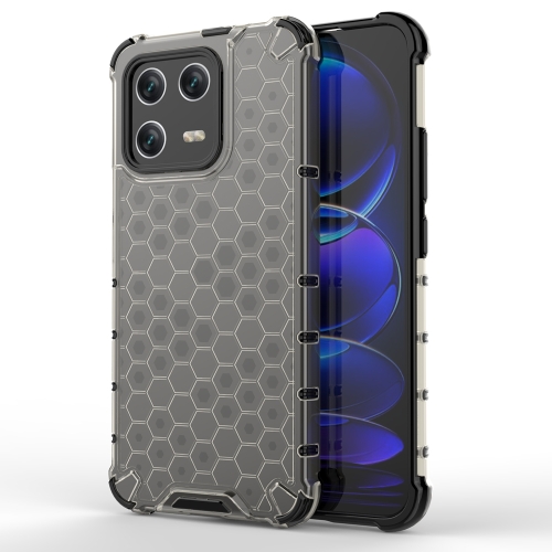 

For Xiaomi 13 Shockproof Honeycomb PC + TPU Phone Case(Black)