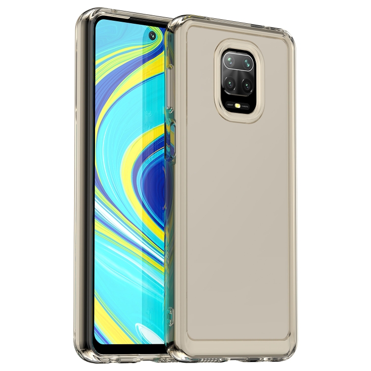 

For Xiaomi Redmi Note 10 Lite Candy Series TPU Phone Case(Transparent Grey)