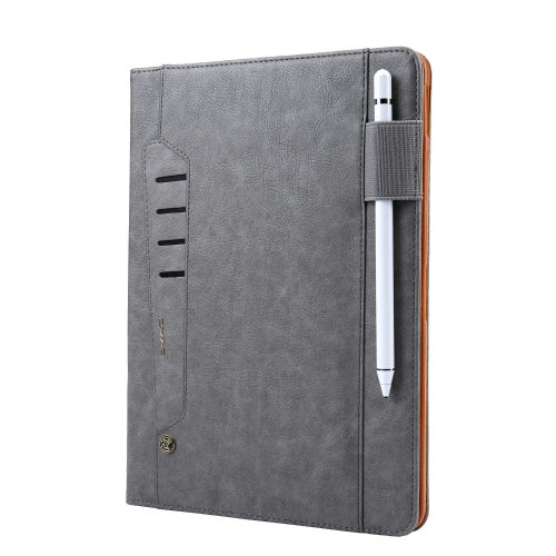 

For iPad Pro 11 (2020) CMai2 Tmall Kaka Litchi Texture Horizontal Flip Leather Tablet Case with Holder & Card Slot & Photo Frame & Pen Slot(Grey)