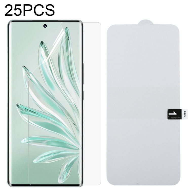 

For Honor 70 Pro / 70 Pro+ 25pcs Full Screen Protector Explosion-proof Hydrogel Film