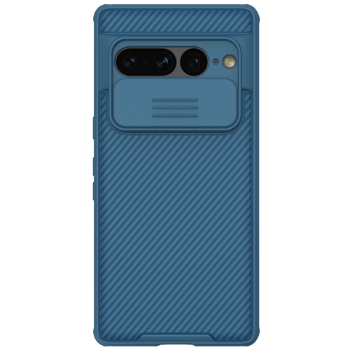 

For Google Pixel 7 Pro 5G NILLKIN CamShield Pro Series PC Full Coverage Phone Case(Blue)