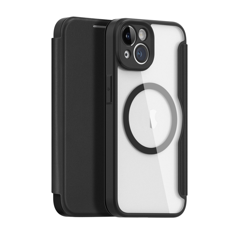 

For iPhone 14 DUX DUCIS Skin X Pro Series Magsafe PC + TPU Phone Leather Case(Black)