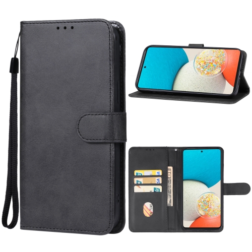 For Samsung Galaxy A54 5G Leather Phone Case(Black)