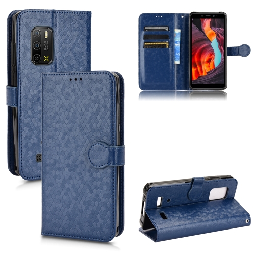 

For Ulefone Armor X10 Honeycomb Dot Texture Leather Phone Case(Blue)