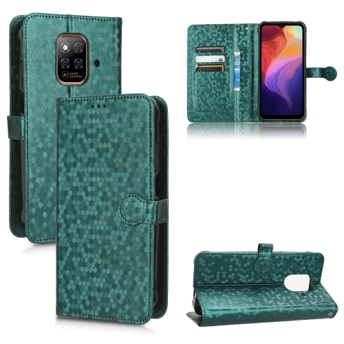 

For Ulefone Power Armor 14 / Armor 14 Pro Honeycomb Dot Texture Leather Phone Case(Green)