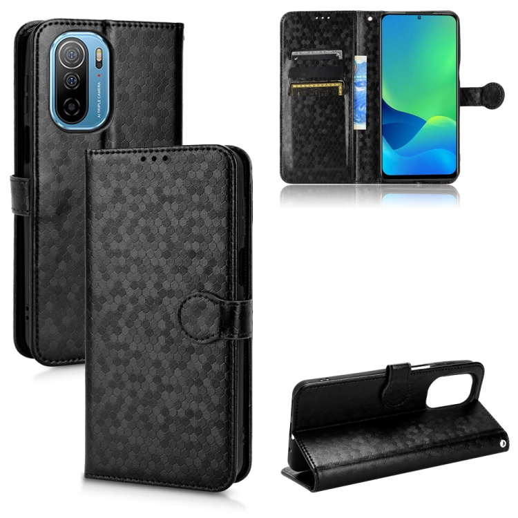 

For Ulefone Note 13P Honeycomb Dot Texture Leather Phone Case(Black)