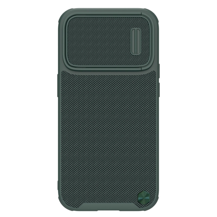 

For iPhone 14 Pro NILLKIN Texture MagSafe Camshield PC + TPU Phone Case(Green)