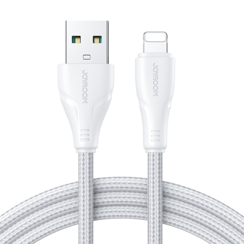 

JOYROOM 2.4A USB to 8 Pin Surpass Series Fast Charging Data Cable, Length:2m(White)