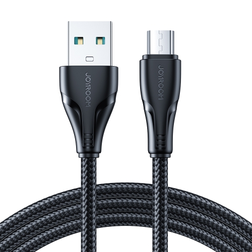 

JOYROOM 2.4A USB to Micro USB Surpass Series Fast Charging Data Cable, Length:1.2m(Black)