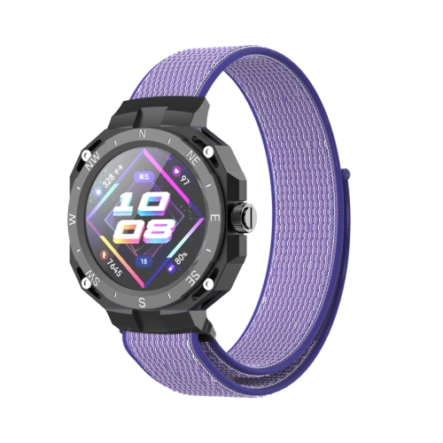 

For Huawei Watch GT Cyber Nylon Weave Watch Band(Blue Purple)