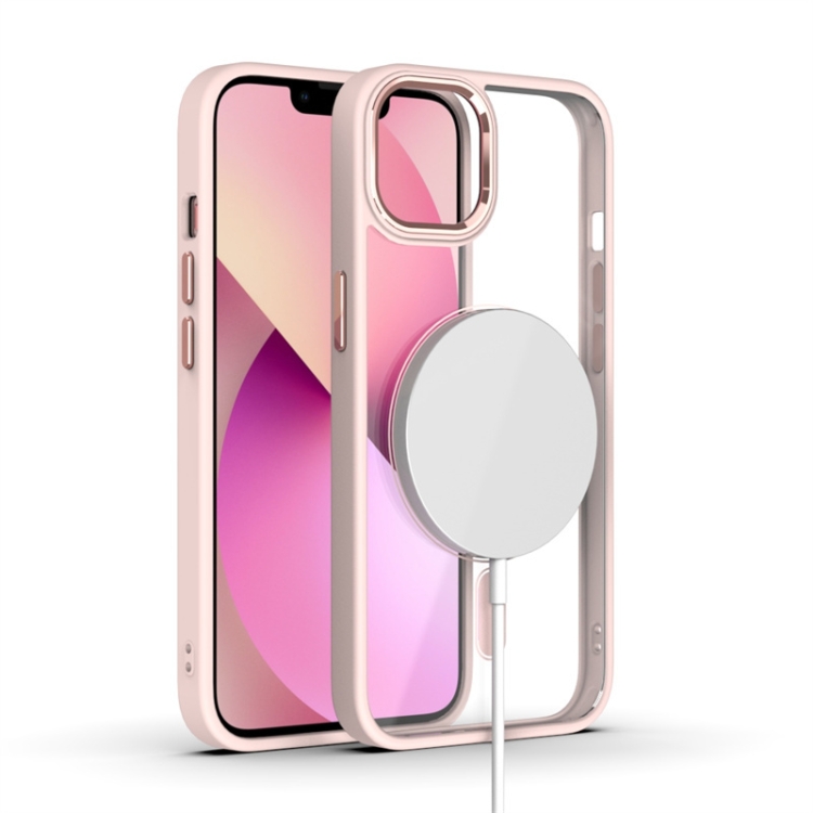 

For iPhone 14 Pro MagSafe Magnetic Phone Case(Pink)
