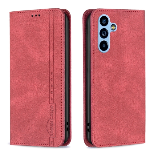 

For Samsung Galaxy A54 5G Magnetic RFID Blocking Anti-Theft Leather Phone Case(Red)