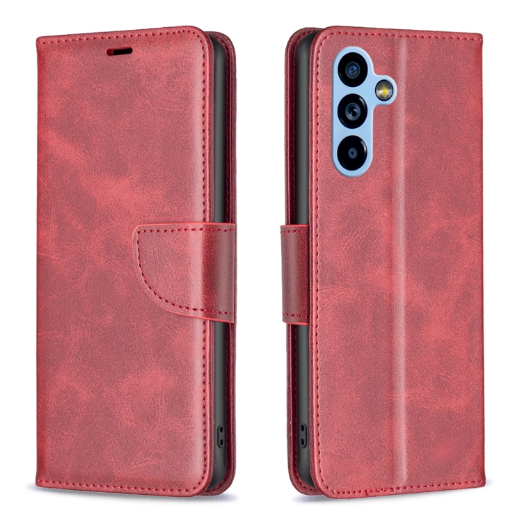 

For Samsung Galaxy A54 5G Lambskin Texture Leather Phone Case(Red)