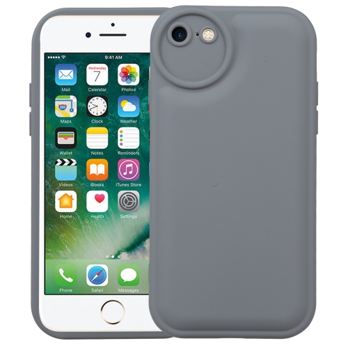 

For iPhone SE 2022 / SE 2020 / 8 / 7 Liquid Airbag Decompression Phone Case(Dark Gray)