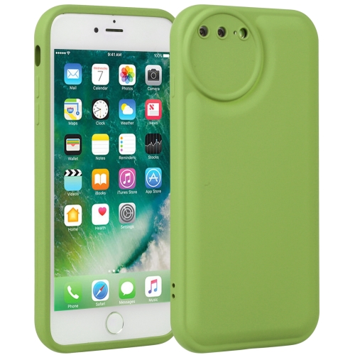 

For iPhone 8 Plus / 7 Plus Liquid Airbag Decompression Phone Case(Grass Green)