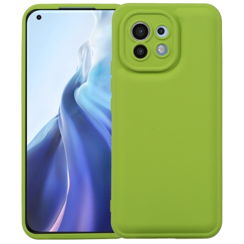 

For Xiaomi Mi 11 Liquid Airbag Decompression Phone Case(Grass Green)