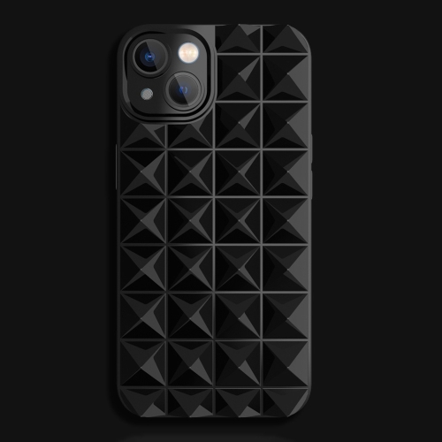 

For iPhone 11 Riveted Smooth TPU Phone Case(Black)