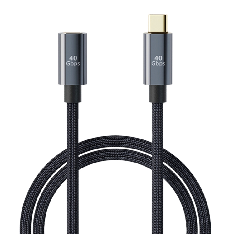 

USB4.0 40Gbps Type-C Male to Female Extension Cable, Length:0.8m