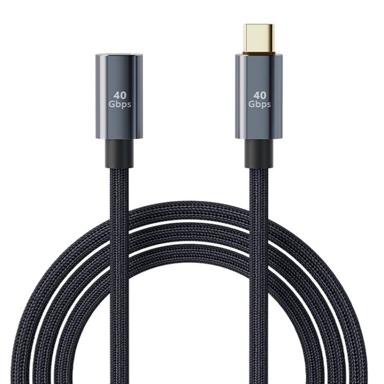 

USB4.0 40Gbps Type-C Male to Female Extension Cable, Length:1m