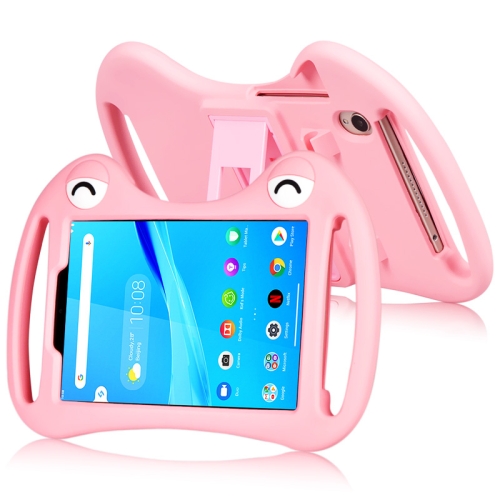 

For TCL Tab 8 4G Cartoon Silicone Shockproof Protective Tablet Case with Stand & Handheld(Pink)