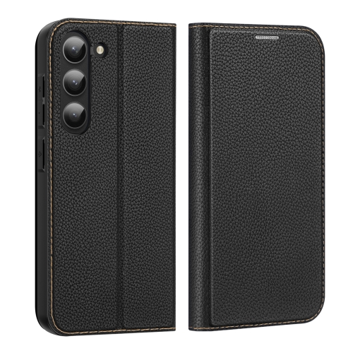 

For Samsung Galaxy S23+ 5G DUX DUCIS Skin X2 Series Horizontal Flip Leather Phone Case(Black)