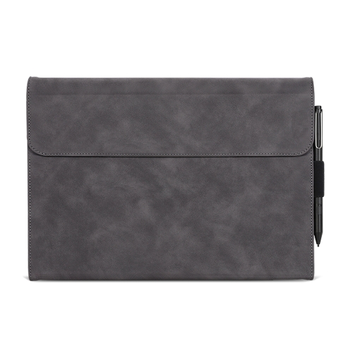 

For Microsoft Surface Pro 9 Sheepskin All-Inclusive Shockproof Protective Case(Grey)