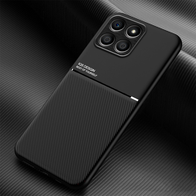 

For Honor X8 5G Classic Tilt Magnetic PC + TPU Phone Case(Black)