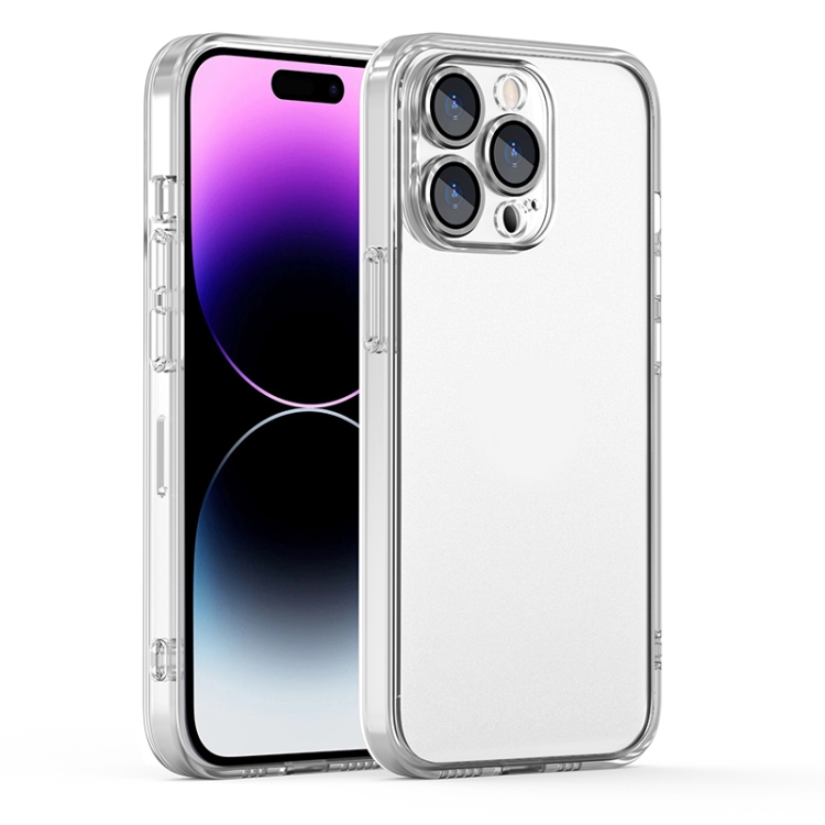 

For iPhone 14 Plus Cat Eyes Metal Camera Lens Shockproof Protective Phone Case(White)