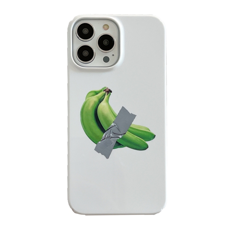 

For iPhone 14 Plus Cartoon Film Craft Hard PC Phone Case(Banana)