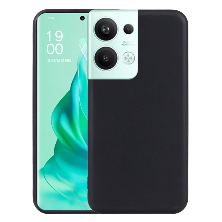 

For OPPO Reno9 Pro+ TPU Phone Case(Black)