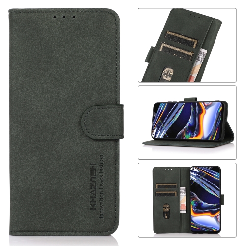 

For Huawei Nova Y61 KHAZNEH Matte Texture Leather Phone Case(Green)