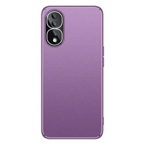 

For Honor 80 TPU + Aluminum Alloy Shockproof Phone Case(Purple)