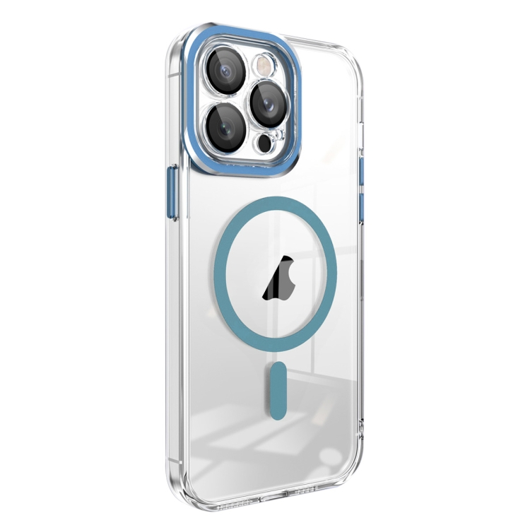 

For iPhone 11 Lens Protector MagSafe Phone Case(Sierra Blue)