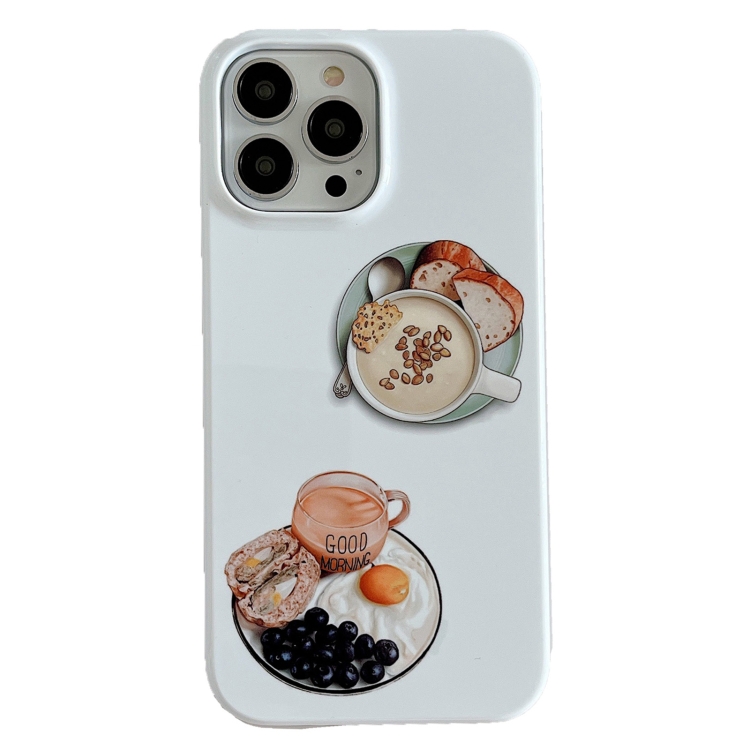 

For iPhone 14 Pro 2 in 1 Detachable Painted Pattern Phone Case(Healthy Western Food)