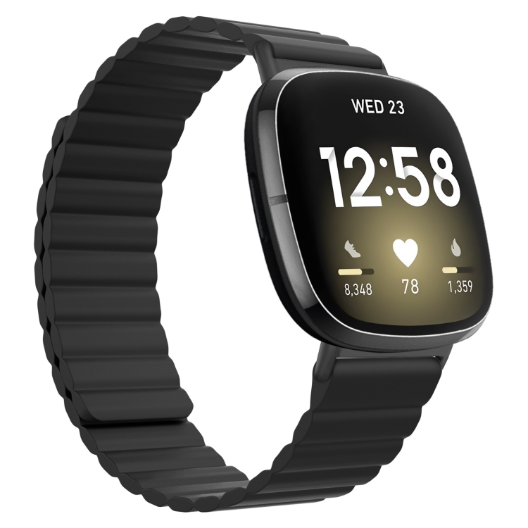 For Fitbit Versa Sense Universal Magnetic Silicone Watch