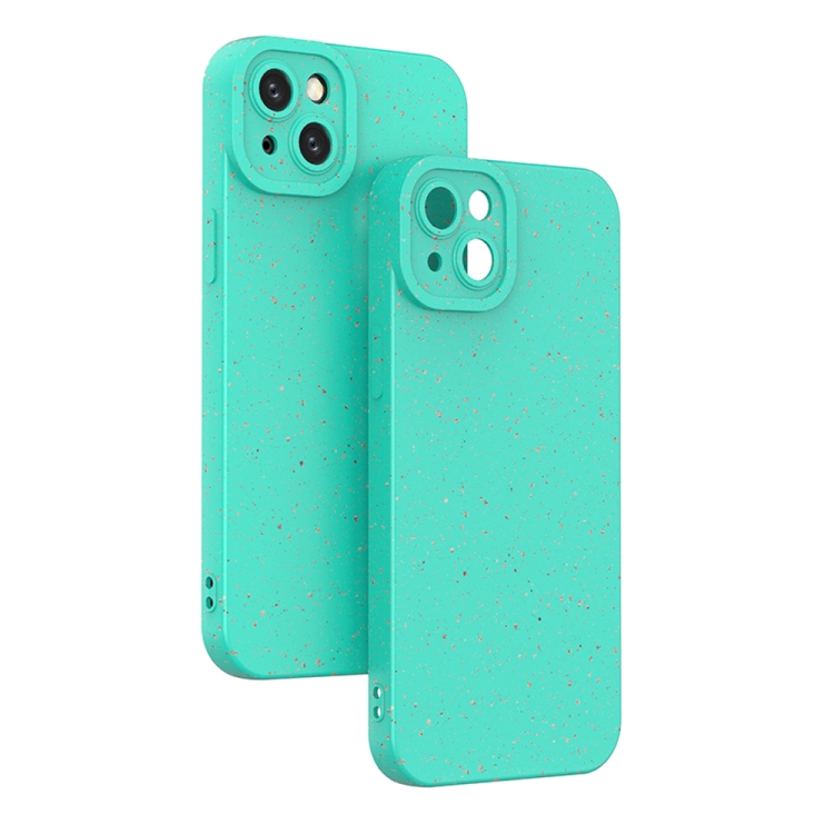 

For iPhone 14 Wheat Straw Degradable Phone Case(Green)