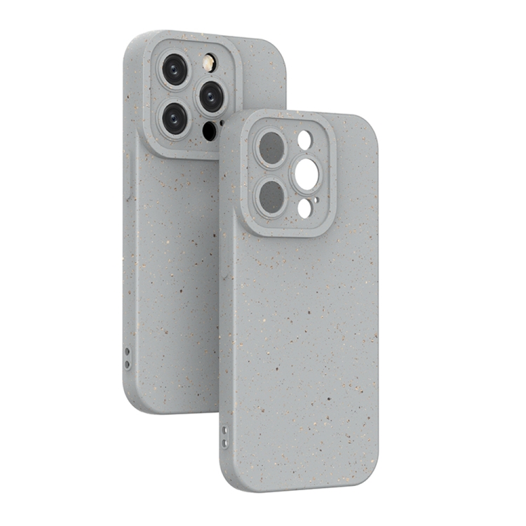 

For iPhone 12 Pro Wheat Straw Degradable Phone Case(Grey)