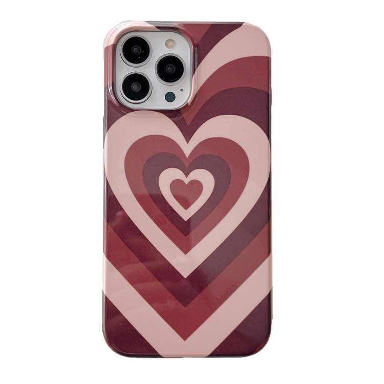 

For iPhone 13 Pro Max 2 in 1 Detachable Love Pattern Phone Case(Red)
