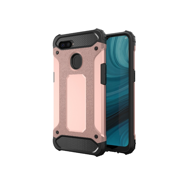 

For OPPO A7 Magic Armor TPU + PC Combination Phone Case(Rose Gold)