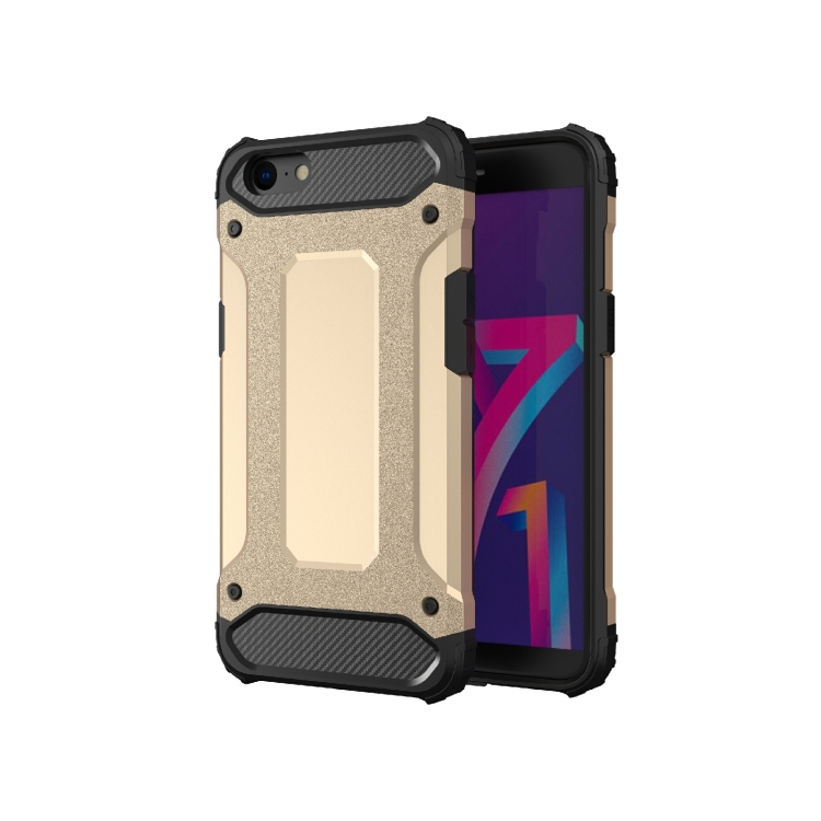 

For OPPO A71 Magic Armor TPU + PC Combination Phone Case(Gold)