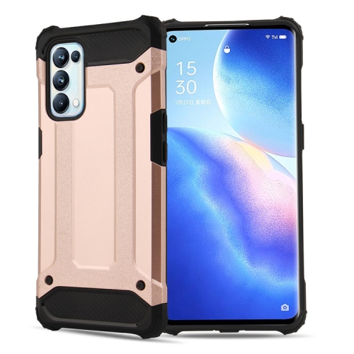 

For OPPO Reno5 Pro 5G Magic Armor TPU + PC Combination Phone Case(Rose Gold)