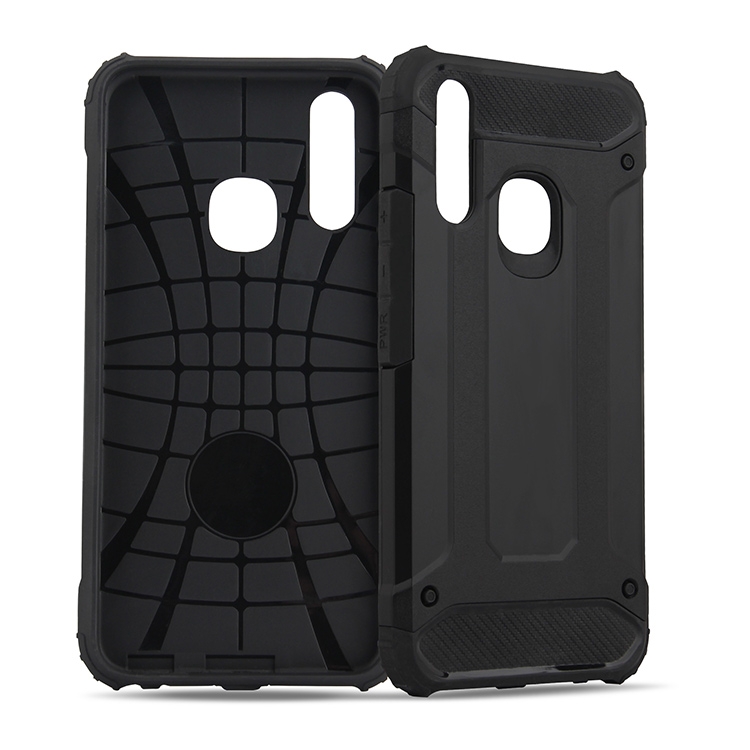 

For vivo Y17 Magic Armor TPU + PC Combination Phone Case(Black)