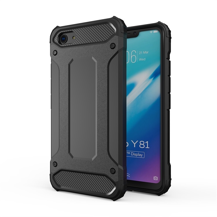 

For vivo Y81 Magic Armor TPU + PC Combination Phone Case(Black)