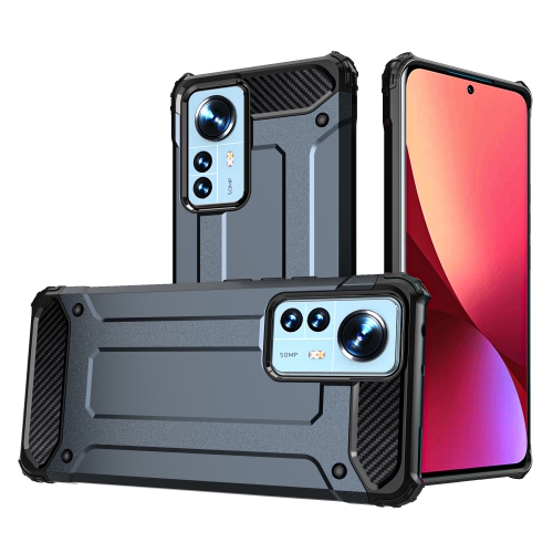 

For Xiaomi 12 Pro Magic Armor TPU + PC Combination Phone Case(Navy Blue)