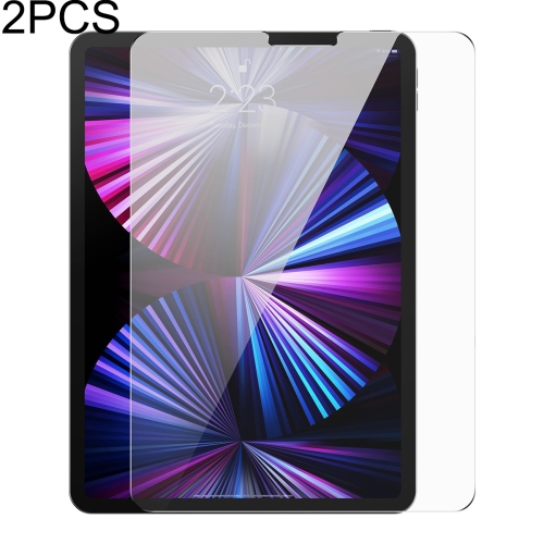 

For iPad Pro 12.9 2018/2020/2021 2pcs Baseus Crystal Series 0.3mm HD Tempered Glass Screen Protector