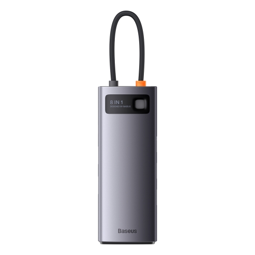 

Baseus StarJoy Multifunctional 8-Port USB-C / Type-C HUB Adapter(Grey)