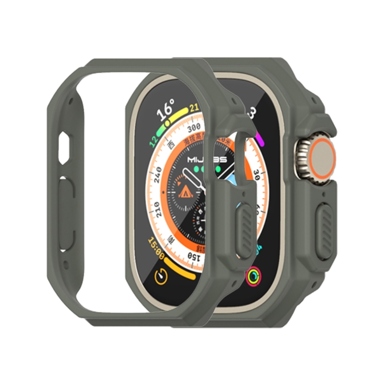 For Apple Watch Ultra 49mm Mijobs Ultra-thin Bezel PC