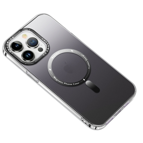 

For iPhone 11 MagSafe Gradient Phone Case(Black)